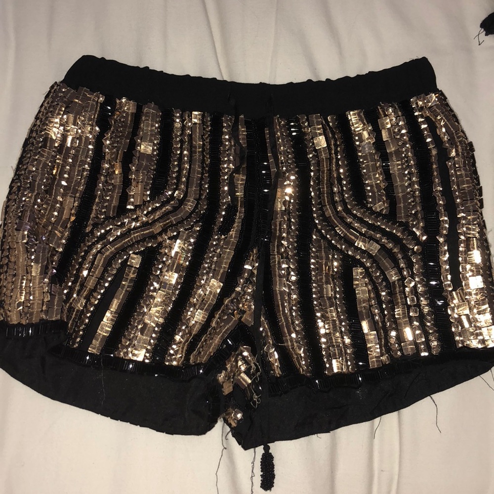 Sequin shorts